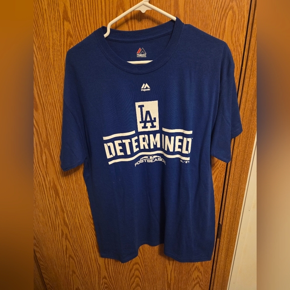 Majestic Other - Majestic Los Angeles Dodgers 2018 Postseason Shirt Sz Large Men's NWOT MLB
